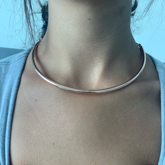 J. Crew Jewelry - J Crew Rose Gold Necklace